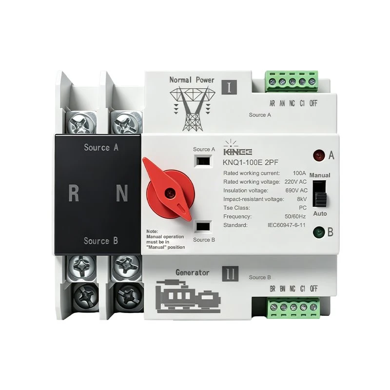 Netstrøm/generatormodeller Dual Power Automatisk overførselskontakt